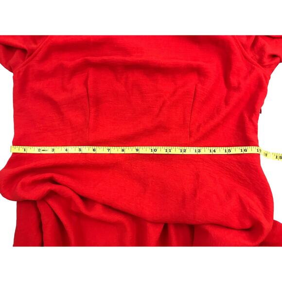 Charlie Paige Women's Red Halter Mini Dress Size Large - Picture 11 of 12